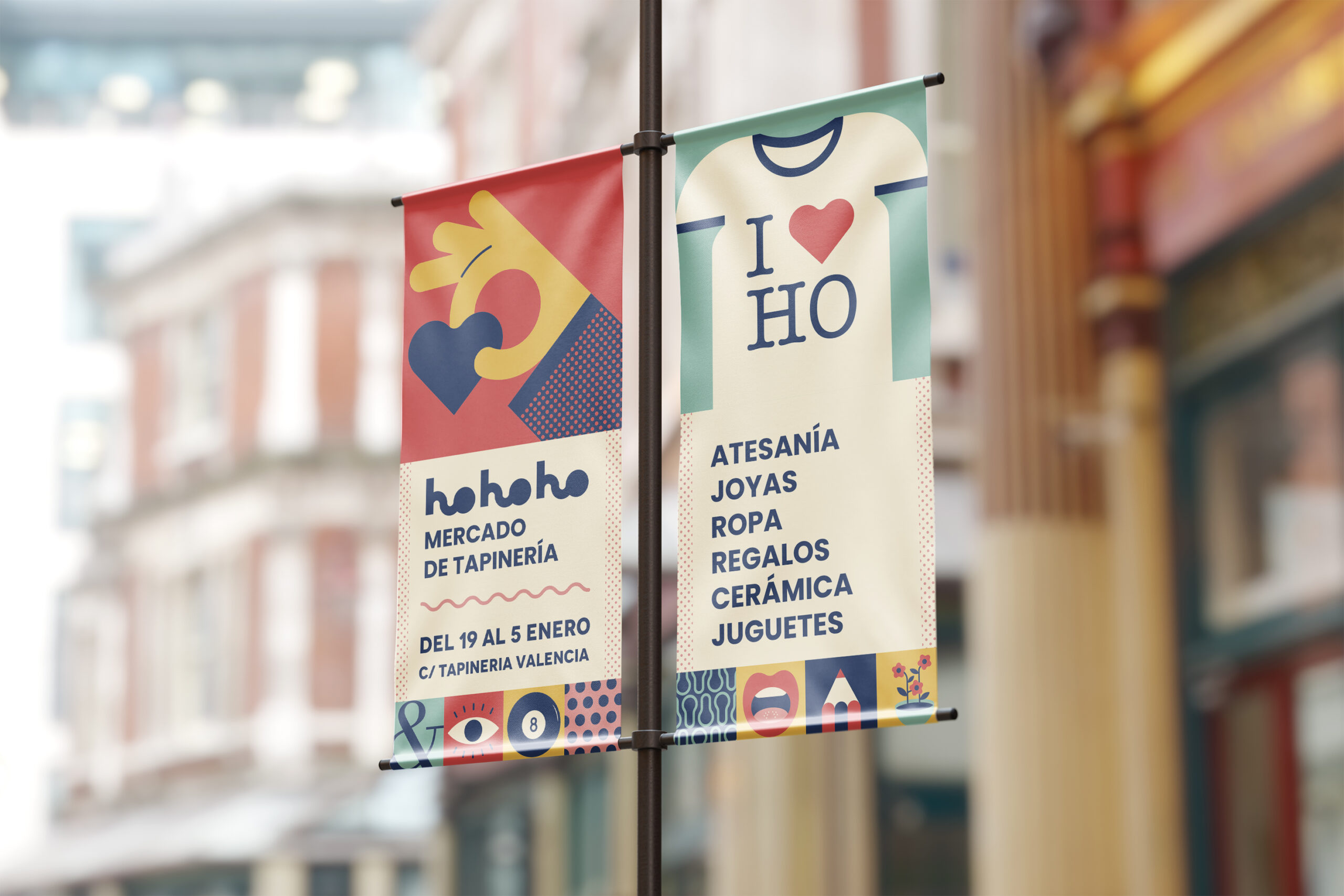 Aplicación de Ho Ho Ho en Mercado de Tapinería