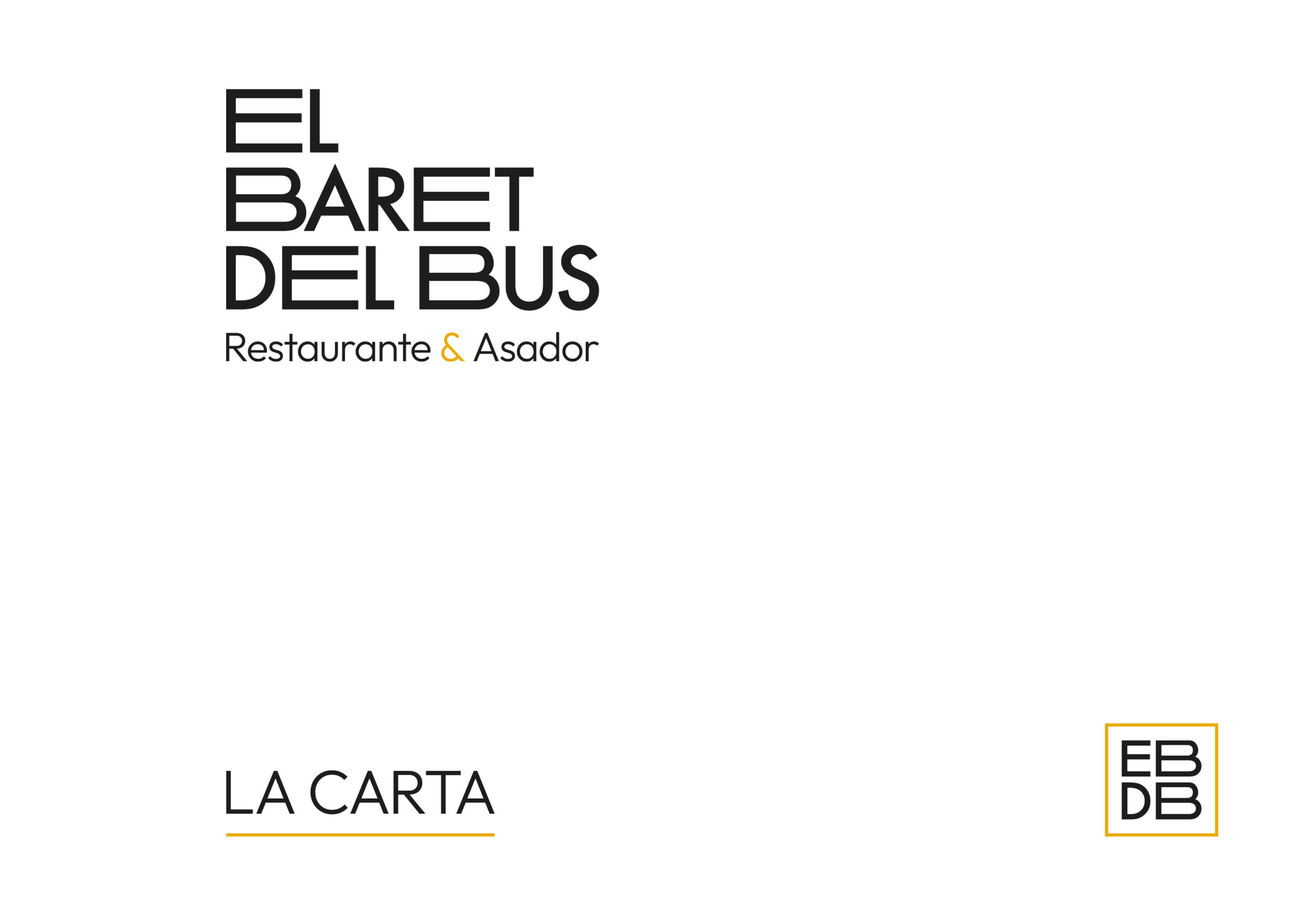 El Baret del Bus — Carta