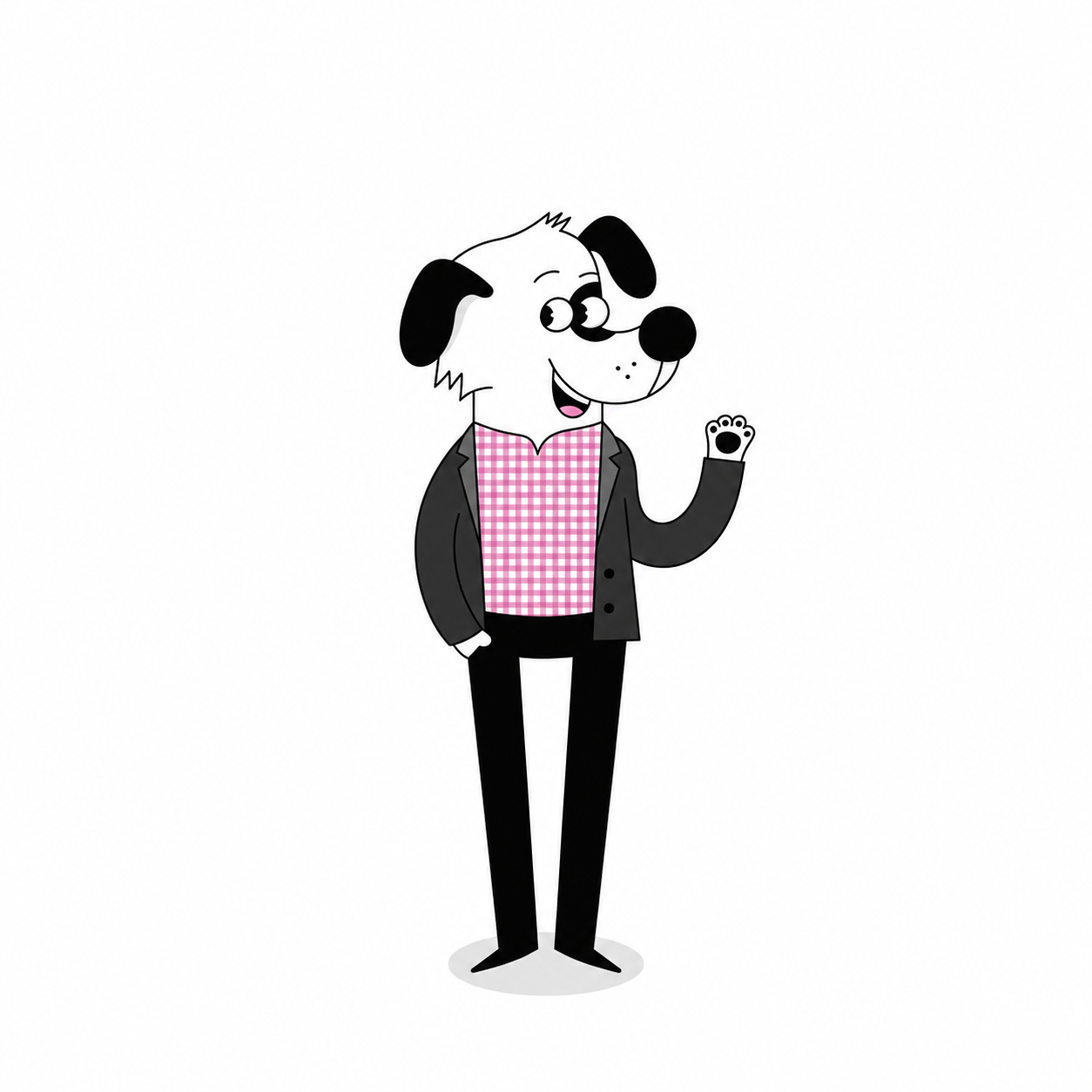 APEL, personaje ilustrado sobre fondo blanco